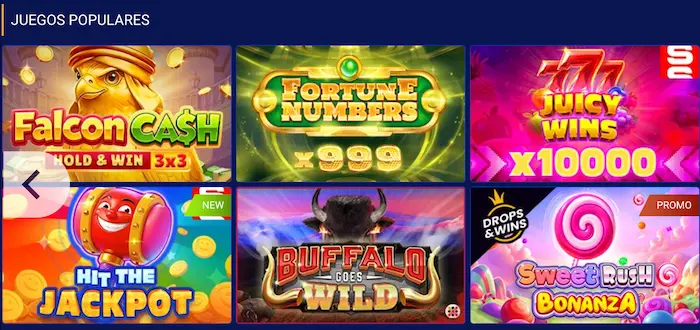 SapphireBet Casino Juegos games